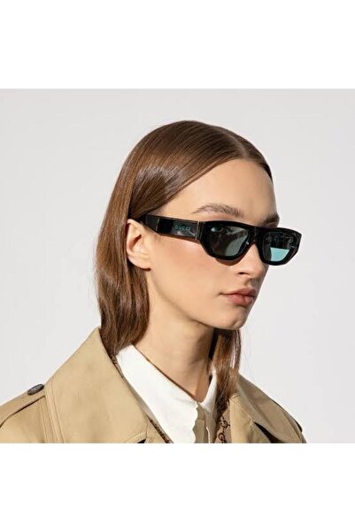 Gucci Gc1134s00453 Kadın Güneş Gözlüğü Siyah Kemik Çerçeveli Uv400