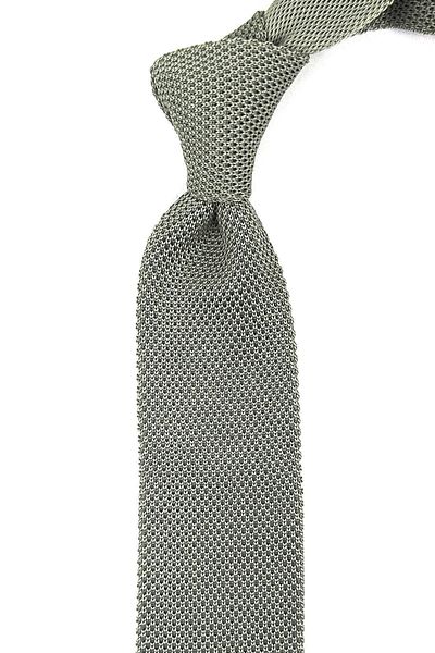 Kravatkolik Sand Beige Plain Knit Tie Knitted 8354