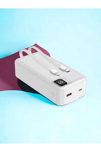 Kensa POWERBANK 30.000 mAh YENİ NESİL KENDİNDEN KABLOLU 22.5 W ULTRA HIZLI VE GÜÇLÜ PD QC 3.0