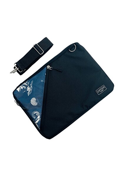 Differ Studio 13-14'' ιντσών Ocean Pattern Navy Blue Black /laptop/macbook/notebook/θήκη/τσάντα