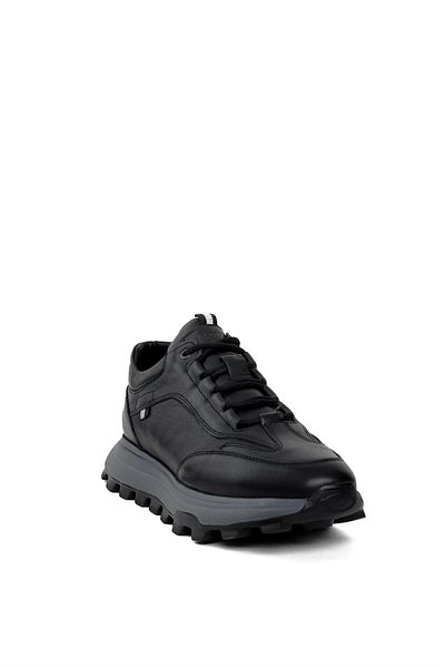 Voyager 1004 Pantofi casual negri din piele naturală pentru bărbați