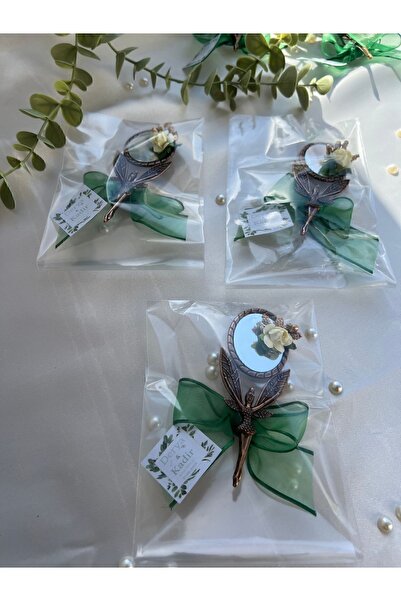 Tasarım Hediyelik Söz ,nişan,kına,düğün ,mevlüt Melek Ayna Magnet 20 Adet