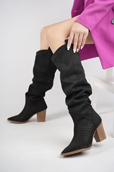 MUGGO Maryland Garantili Kadın Lazer Kesim Şık Tarz Ve Rahat Yazlık Bot