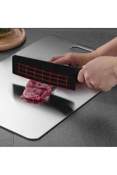 EMARBLE Stainless Steel Antibacterial High End Quality Cutting Board 1 Piece