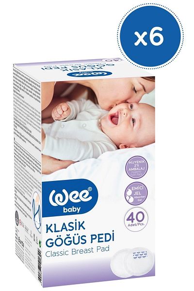 Wee Baby Classic Breast Pad 6x40pcs