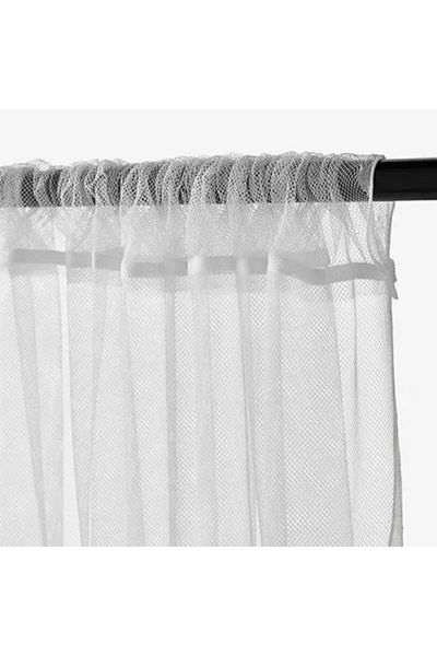 IKEA Lill Tulle Curtain 2 Wings White (Each Wing 280x300 Cm)