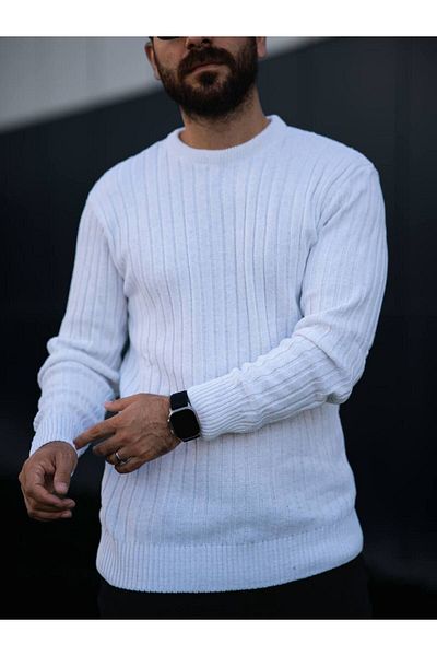 Gameyal Men's Crew Neck Knitwear Sweater