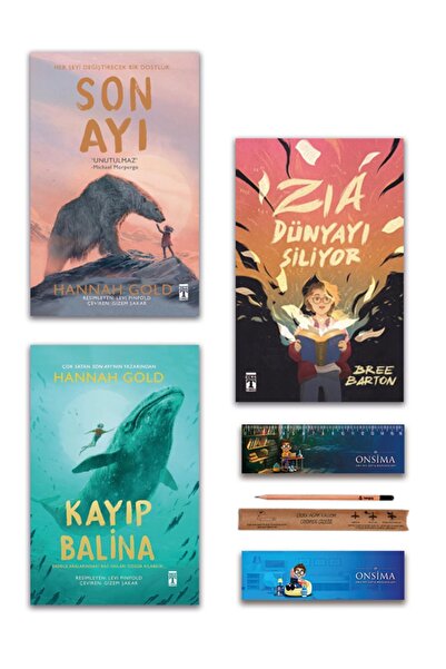 Genç Timaş Zia Dünyayı Siliyor - Son Ayı - Kayıp Balina Set 3 Kitap