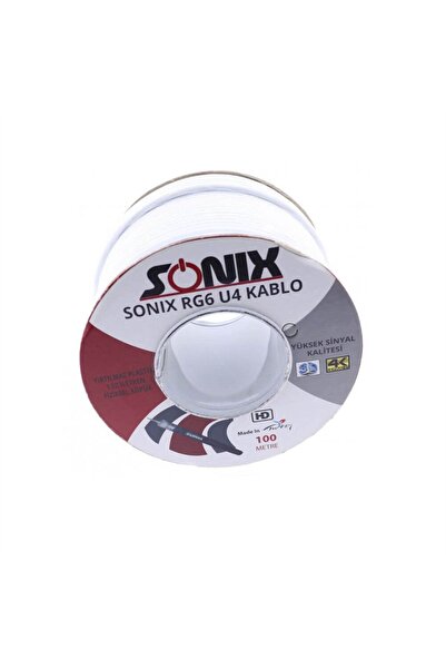 Sonix Rg6-u4 48 Tel 100 Mt. Uydu Anten Kablosu