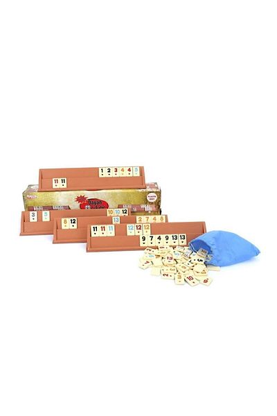 ESER Large Size Dayan Okey Set with Melamine Stones