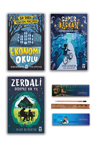 Genç Timaş Ekonomi Okulu - Süper Başkan - Zerdali Set 3 Kitap