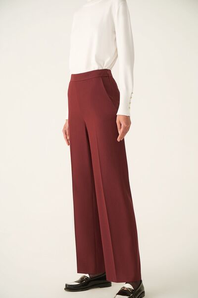 Perspective Γυναικείο παντελόνι Delvin Burgundy Color