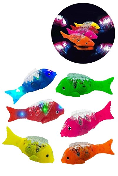 Ax Axentia 1 Adet Oyuncak Balık Sesli Işıklı Hareketli Yürüyen Bebeklerin Eme...