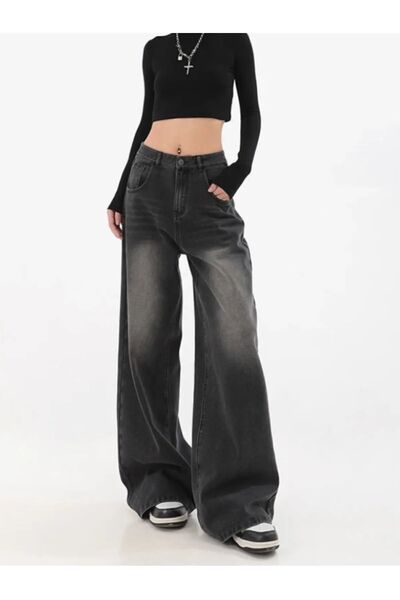 DENİKK Y2K Star Baggy Pocket Jean Trousers