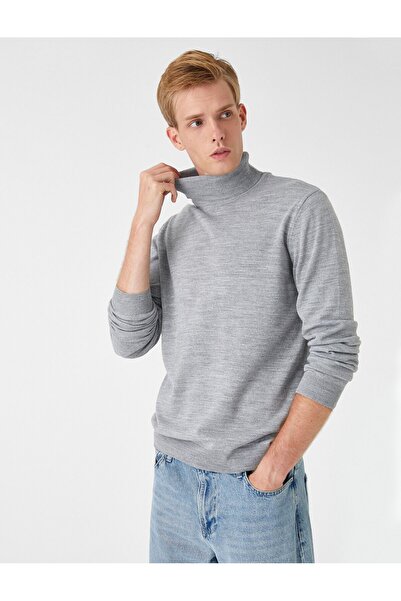 Koton Men's Knitwear Turtleneck Sweater