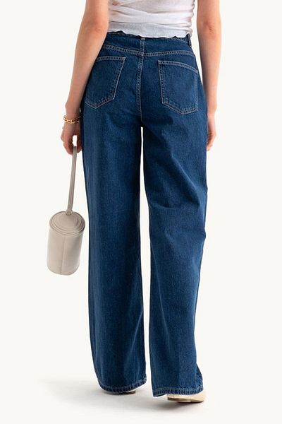 Hiccup Pantaloni de jeans cu talie înaltă, cu picioare super late