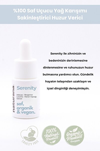 Naturana موزع روائح العلاج العطري النقي بنسبة 100% من سيرينيتي - 15 مل، مزيج ...