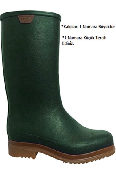 Derby Su Geçirmez, Soguğa Dayanıklı Yeşil Renk Uzun Konç Balıkçı, Avcı, Çiftc...