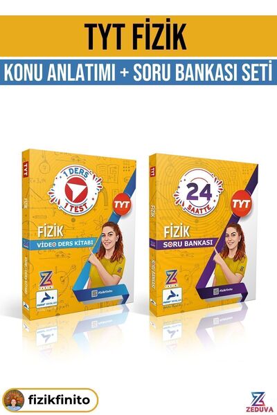 paraf yayınları Fizikfinito - TYT Fizik - Video Ders Kitabı ve Soru Bankası S...