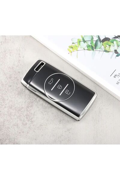 AYZ GARAGE Chery Tiggo 7 Pro - Black TPU Material Key Case