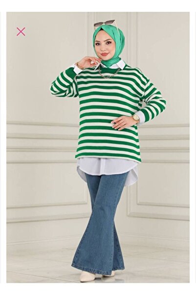 Afili butik Knitwear Striped Sweater