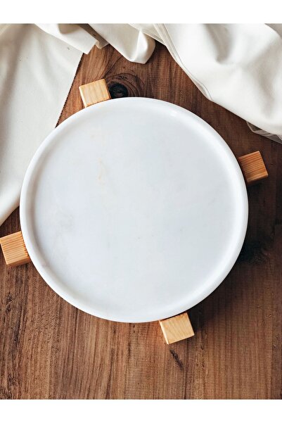 Madas Desıgn Mermer Sunumluk, Kurabiyelik, Pasta Servisi, Peynir Tabağı,sunumluk