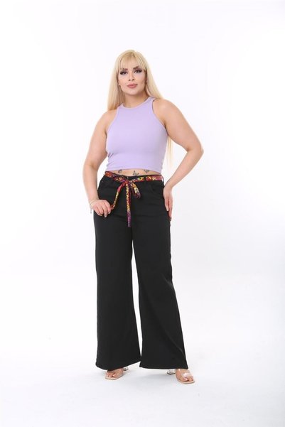 EYLÜL BUTİK Women's Wide Leg Trousers