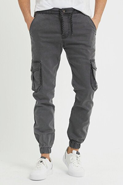 DawRazz Men's Cargo Pants Jeans Leg Elastic