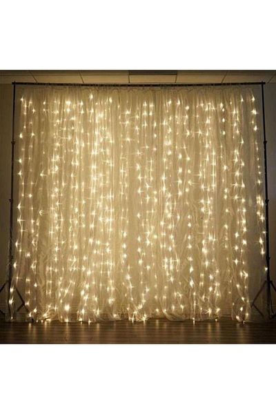 ACK Led Curtain White Wired Indoor 3000K Daylight 20 x 20 meters AS90-00300
