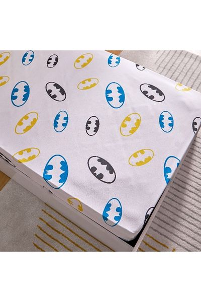 Home Box Batman Single Fitted Sheet - 90x200+25 cm