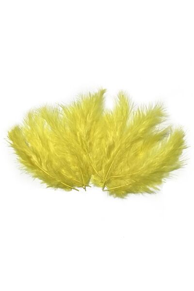 gogopak Kuş Tüyü Sarı Renk 100 Adet – Diğer Parti Malzemeleri – Diğer Parti M...