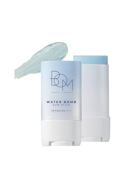 B.O.M Sunscreen Green Tea - Waterbomb Sun Stick with Allantioine and Houttuinia Cordata Extract