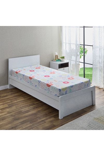 Home Box Nora Regina Single Microfibre Fitted Sheet - 90x190+25 cm