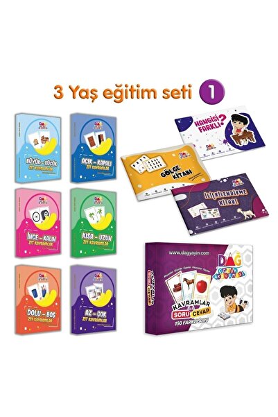 Dağ Yayıncılık 3 Yaş Eğitim Seti - 1 -