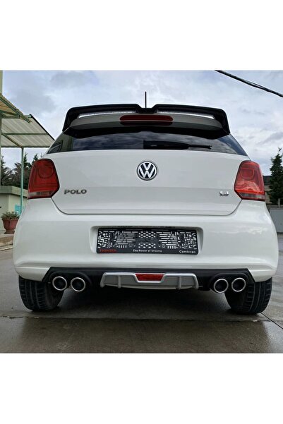 HasbeeParts Vw Polo 6r-6c Oettinger boyalı spoiler (Pianoblack) 2009-2018 ara...