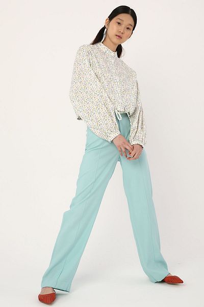 ALLDAY Παντελόνι Mint Grass Comfortable Fit