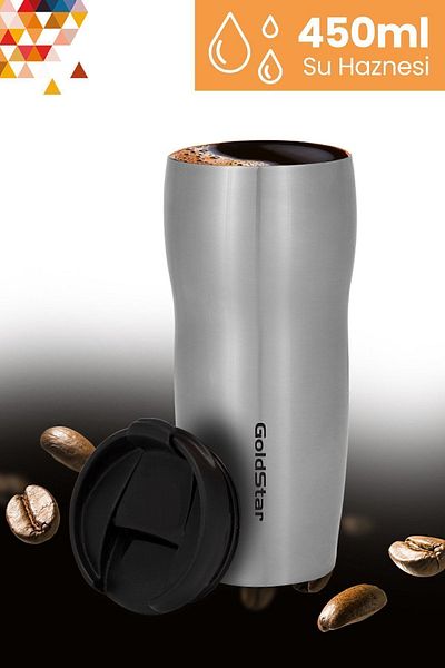 GoldStar Steel Leak-Proof Thermos Filter Coffee Machine with Removable Filter ST7334