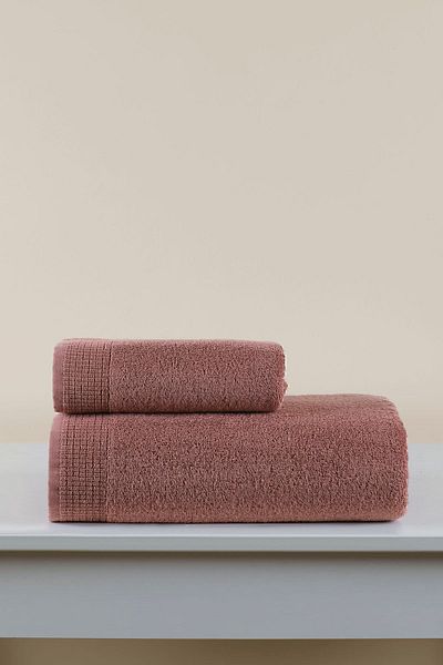 İrya Oasis Premium 100% Cotton 2-Piece Towel Set - Cappuccino 50x90 / 70x140