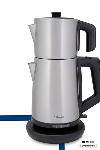 GOLDMASTER Brew Inox 2200 Watt Stainless Steel Tea Maker and Water Heater with Drip-Free Design
