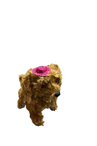 Andone Yürüyen Havlayan Sevimli Pilli Peluş Köpek (PİLLER DAHİL)