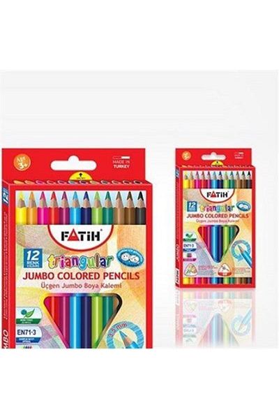 Fatih Jumbo Triangular Triangular Paint Color 12 Colors Full Size
