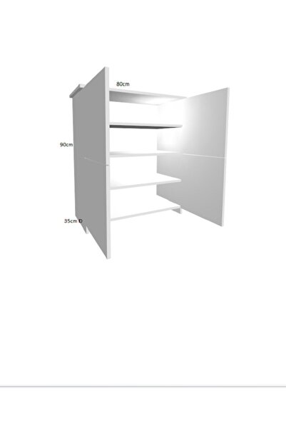 KONAK EV EŞYALARI Torre Ayakkabılık,%100 MDF,Kolay Kurulum,ÇokAmaçlı Dolap