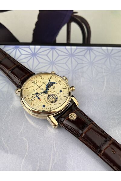 Hislon Men's Classic Gold Wristwatch - 5 ATM Waterproof