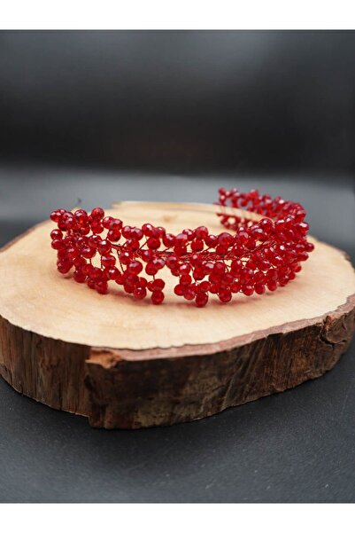 gelinmz Βουργουνδία με χάντρες γυαλί πολύχρωμη χέννα - αρραβώνας, γάμος, νυφι...