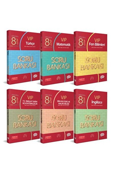 Editör Yayınevi Editör Vıp 8. Sınıf Soru Bankası Seti