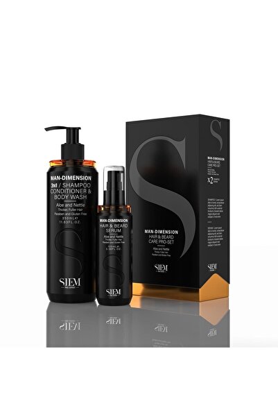 SİEM Pro-Set Man-Dimension Hair and Beard Care - Shampoo Serum
