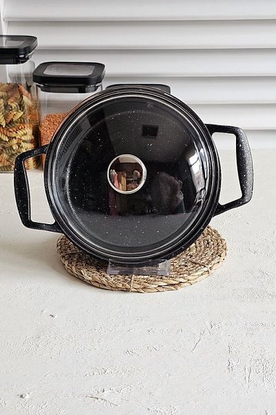 GULHANILE 18 Cm Crown Cast with Sahan Lid - Fireproof and Non-Stick