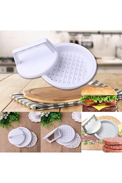 Genel Markalar Plastlife Hamburger Köfte Kalıbı Köfte Presi Şekillendirici Burger Press Pratik Köfte Yapma Aparatı