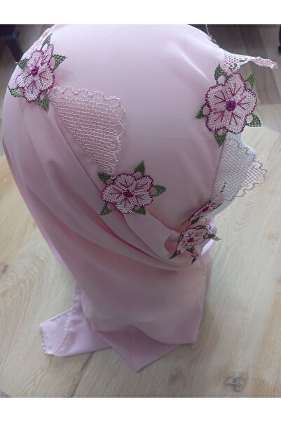 NUMİSTORE İğne oyası pudra renk namaz örtüsü