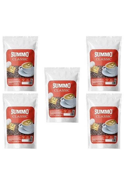 SUMMO Senseo Pod Classic Pot Brown 160 Pieces (5X32 Pod)